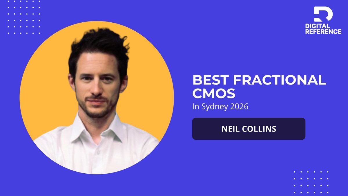 Neil Collins featured in Digital Reference's Best Fractional CMOs in Sydney list, 2026
